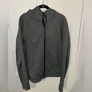 Gray Lululemon Scuba Jacket - women’s size 10
